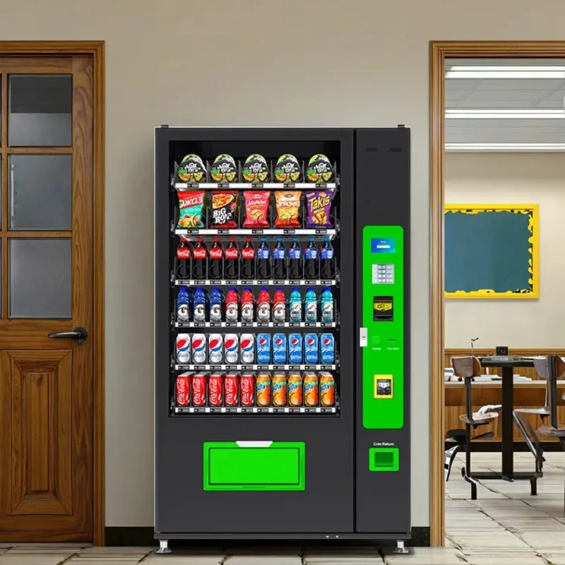 Touch Screen Vending Machine Beverage Snack Dispenser Intelligent Retail Kiosk Business Solution