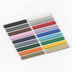 10pcs DIY small particle 2x12 basic brick flat building block accessories assembly compatible with well-known brand 2445