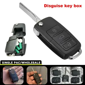 Kreatives Dummy -Autoschlüssel Mini Hidden Safe Fach Stash Stash leer Box Autoschlüssel FOB HEISE UND GESADEN Hauptverkaufsgeheimnisse der Hauptverkaufsgeheimnisse