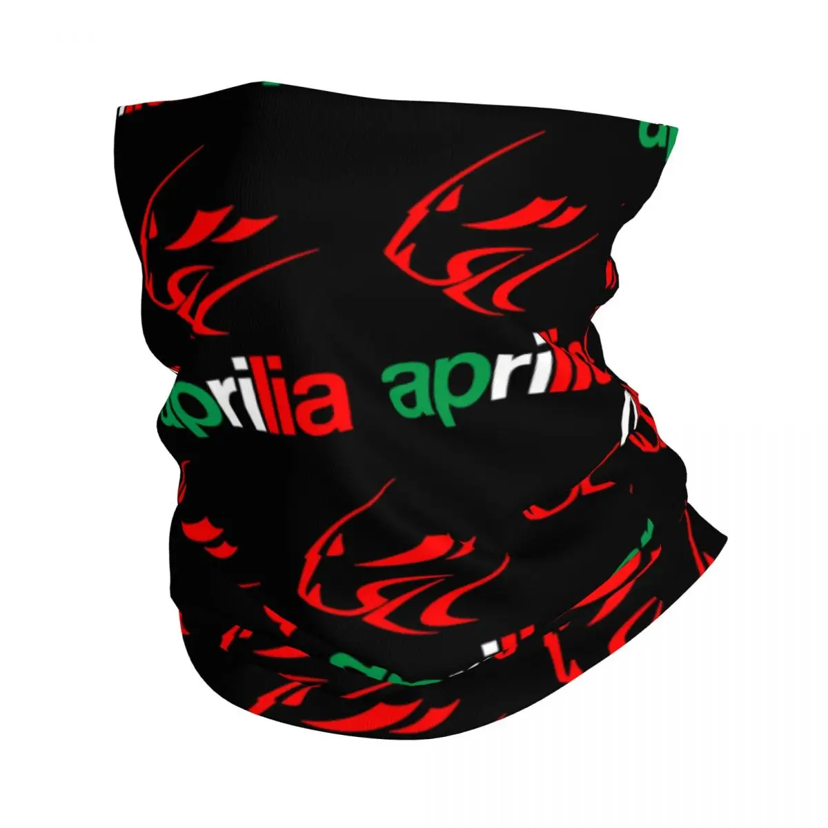 Adult Italy Sript Aprilia Motor cross motorcycle Bandana Merch Neck Gaiter Printed Mask Scarf Face Mask For Cycling Windproof