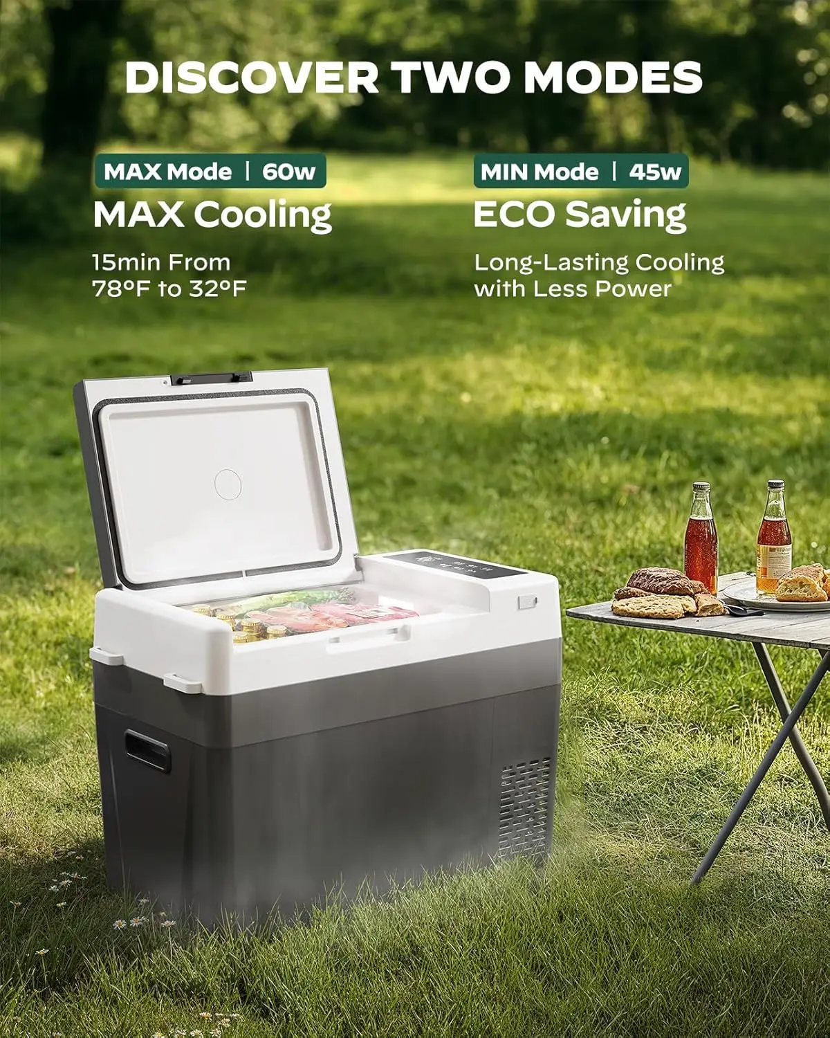 MSCAF02B-32 / Kulkas Mobil, 32QT, Hitam