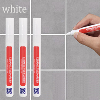 3PCS Tile Marker Tile Grout Repair Tile Grout RepairTiles Marker Joint Feeding Pen Tiles Paint Pen Erasable Whiteboard Marker