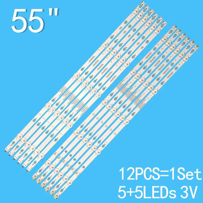 

LED backlight strip for 55pus6262/12 55PUS7503 55PUS6162 55PUS6753 55PUS7303 55PUS6703 LB55073 V1_02 55PUS6412 55PUS6503