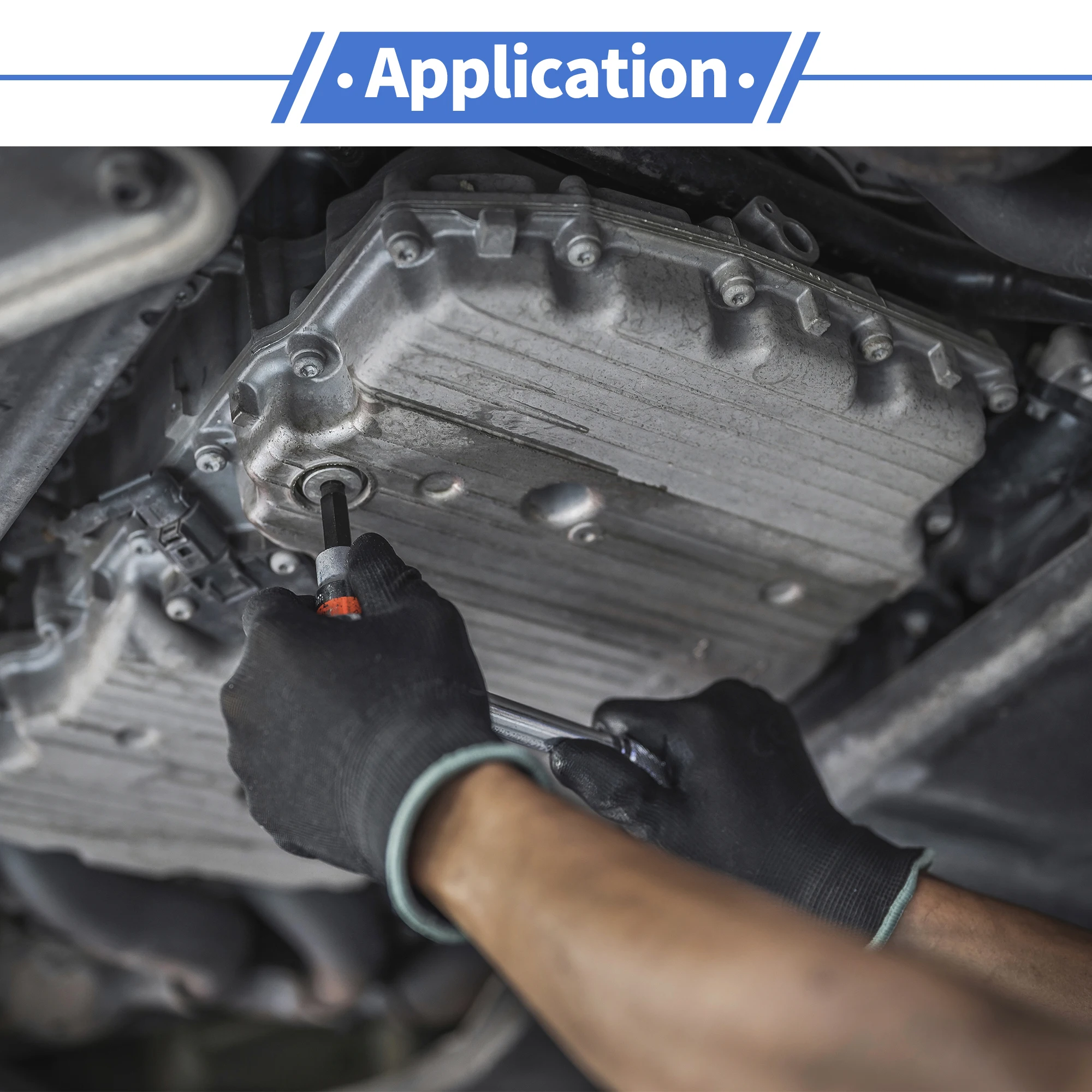 X Autohaux 1 قطعة No.1211121033 مقلاة زيت المحرك لتويوتا يارس 2006-2019 ألومنيوم فضي اللون