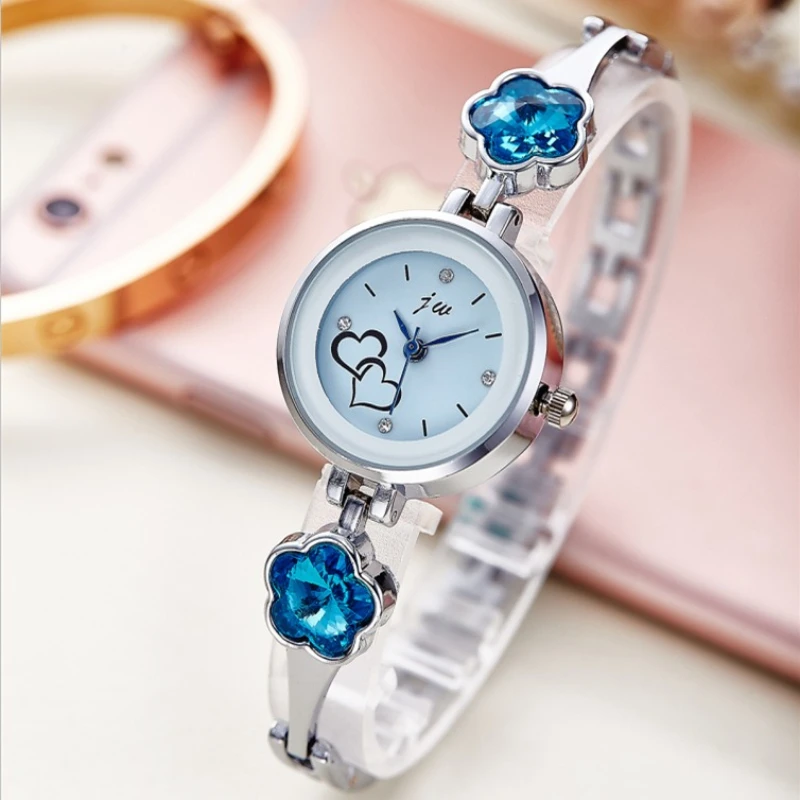 

New Korean Style Fashionable Women's Watch Women's Brand Fashion Compact Rhinestone Fashion Student Watch for Daily Life