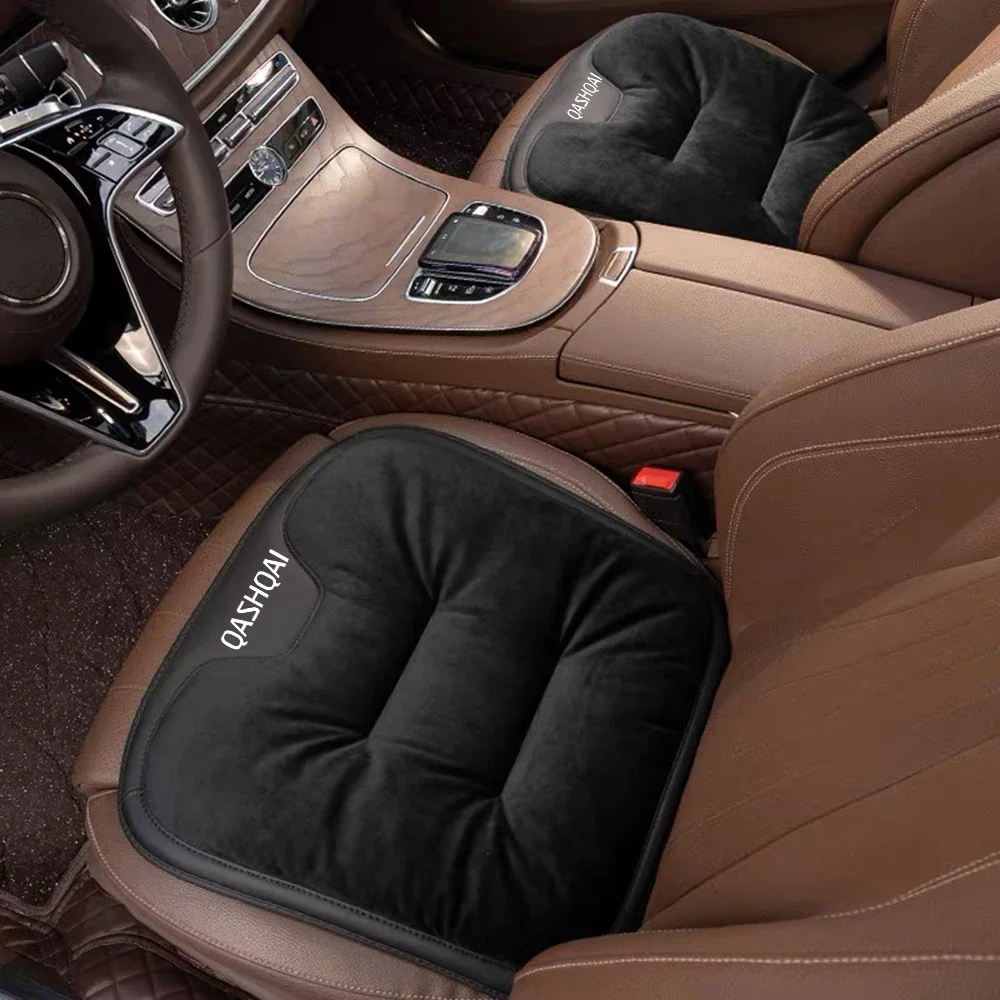 Soft Plush Car Seat Cover Winter Warm Front Seat Anti Dust Anti Scratch Protector for Nissan Qashqai J10 J11 Interior