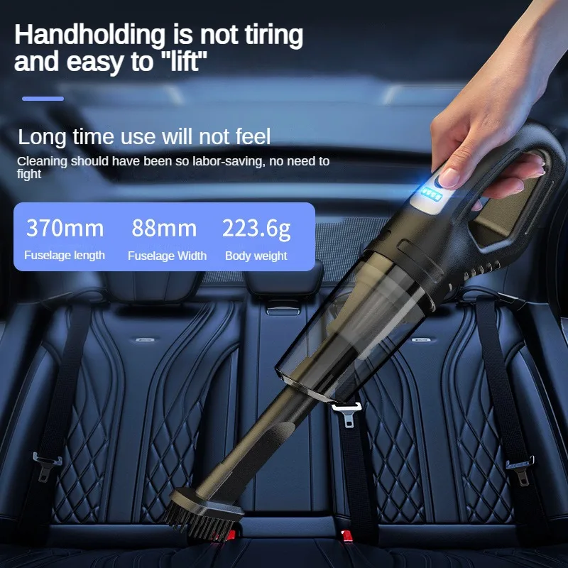 Бытовой пылесос Xiaomi, небольшой автомобильный беспроводной зарядный пылесос, полностью автоматический мощный автомобильный пылесос