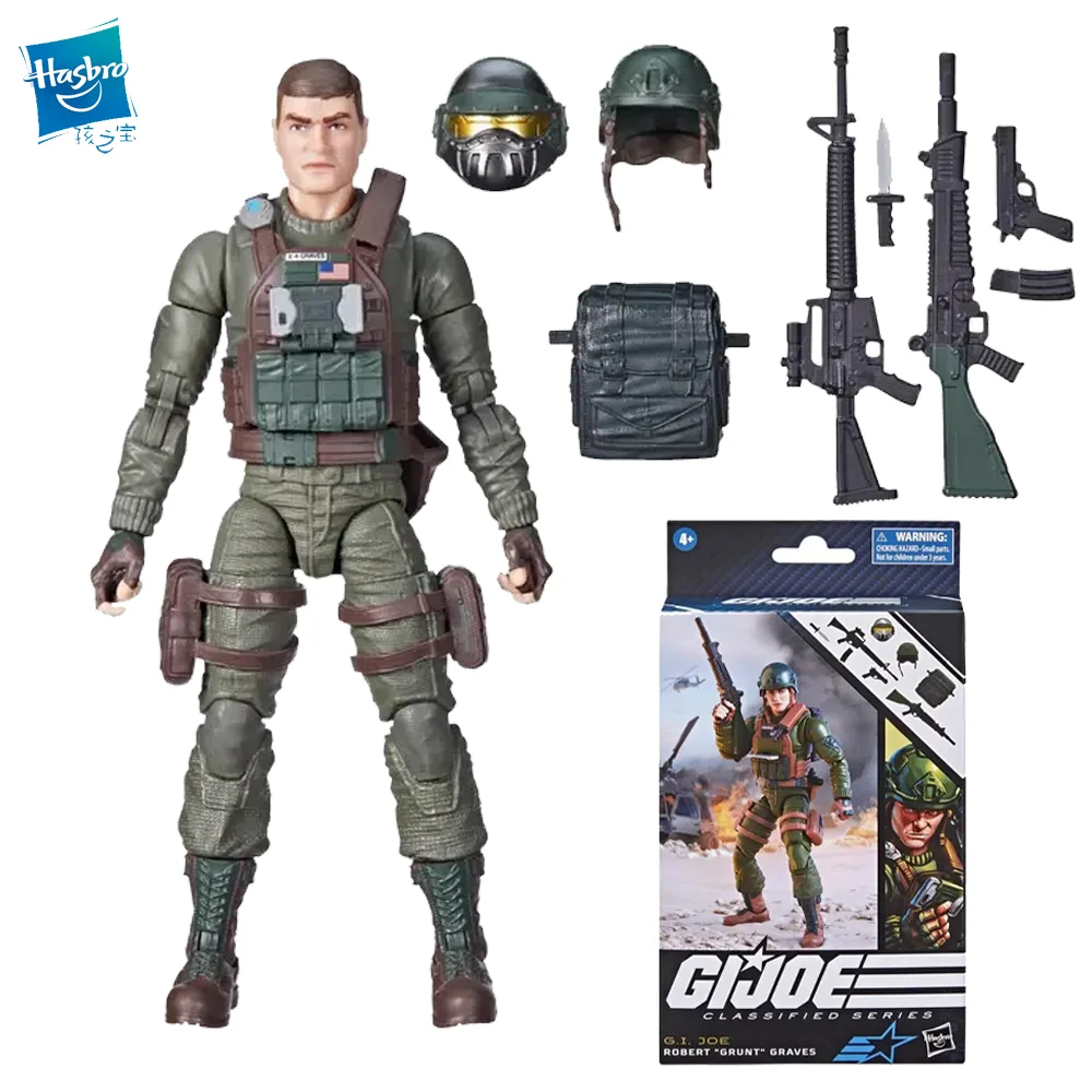 

Hasbro G.i Joe Series Snow Robert "Grunt" Graves 6-inch Model Movable Figure Children's Toy Gift Collection Toys