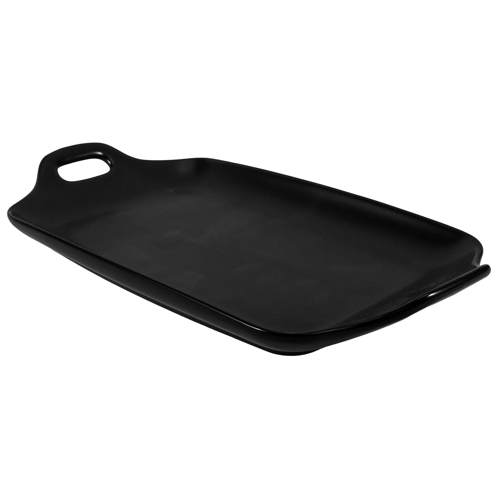 

Ceramic Baking Pan Microwave Safe Double Handle Cake Plate Bakeware Ovenware Serving Tray