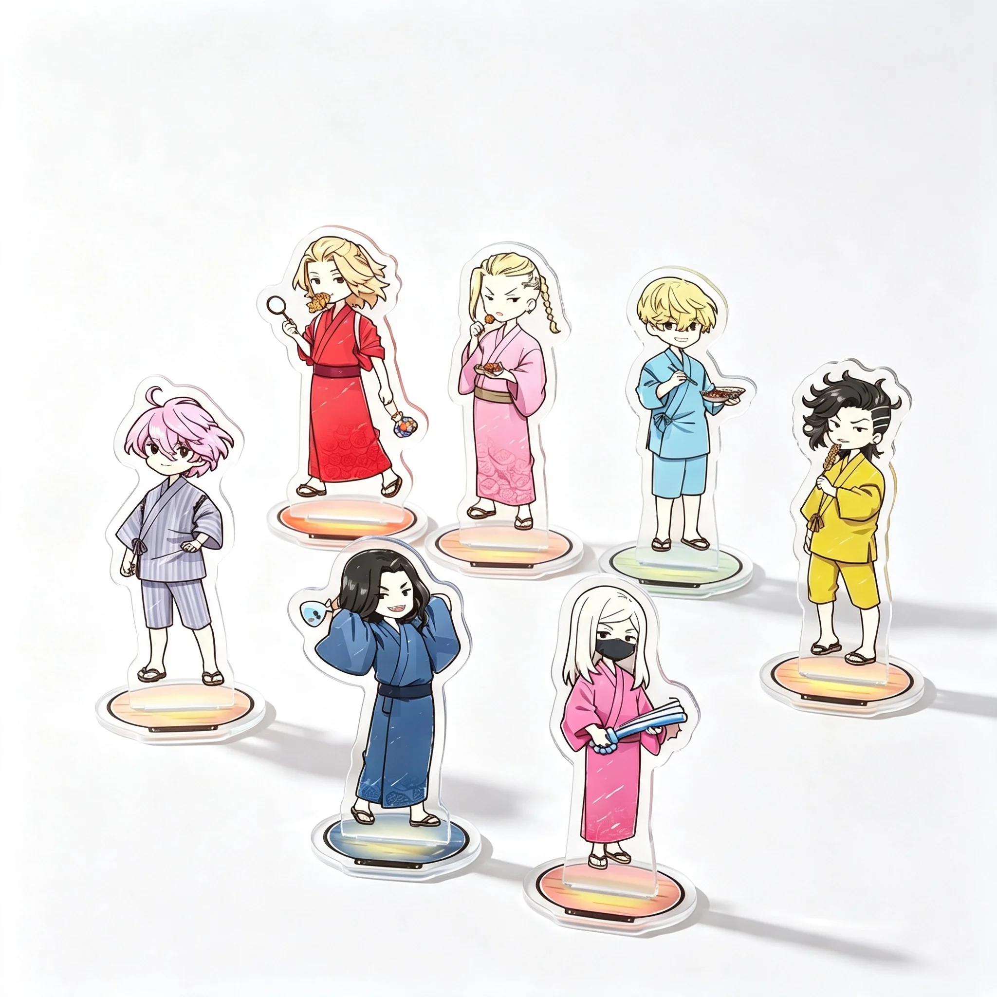 New Tokyo Revengers Acrylic Stand Keychain Mikey Draken Chifuyu Kazutora Full Complete Set Desktop Decor Collectible Ornament