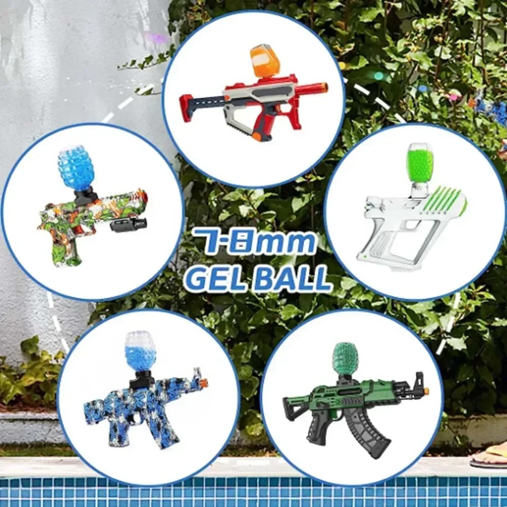 H100000 قطعة تزايد كرة الماء الخرز الذخيرة ل هلام الناسف بندقية غلوك مسدس لعبة البنادق M416