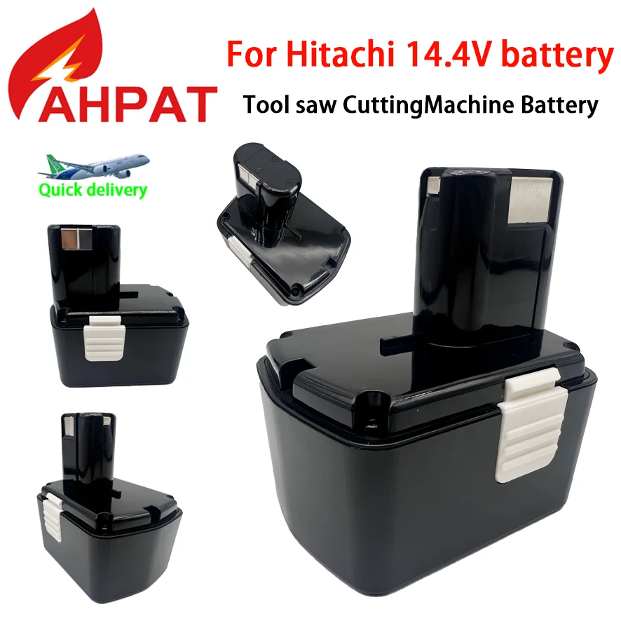 14.4V 4.8/6.8/9.8/12.8Ah Rechargeable Battery For Hitachi EB1414S EB14B EB1412S 324367 EB14S DS14DL DV14DL CJ14DL DS14DVF3 NI-cd