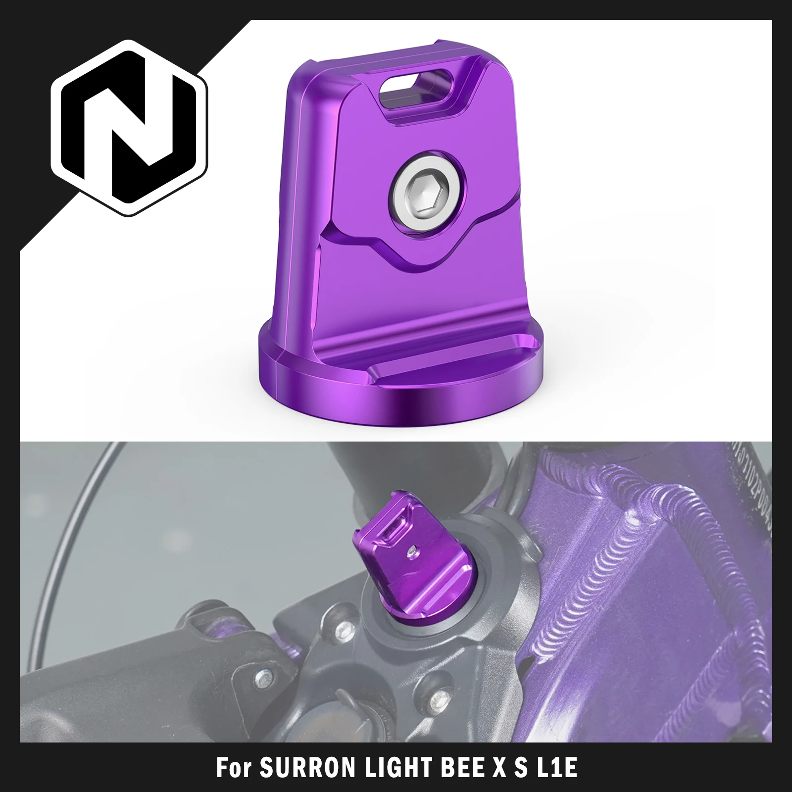 

NICECNC For Surron Light Bee X Key Cover Case Keychain Holder For Surron Light Bee S L1E For Segway X160 X260 Electric Dirt Bike