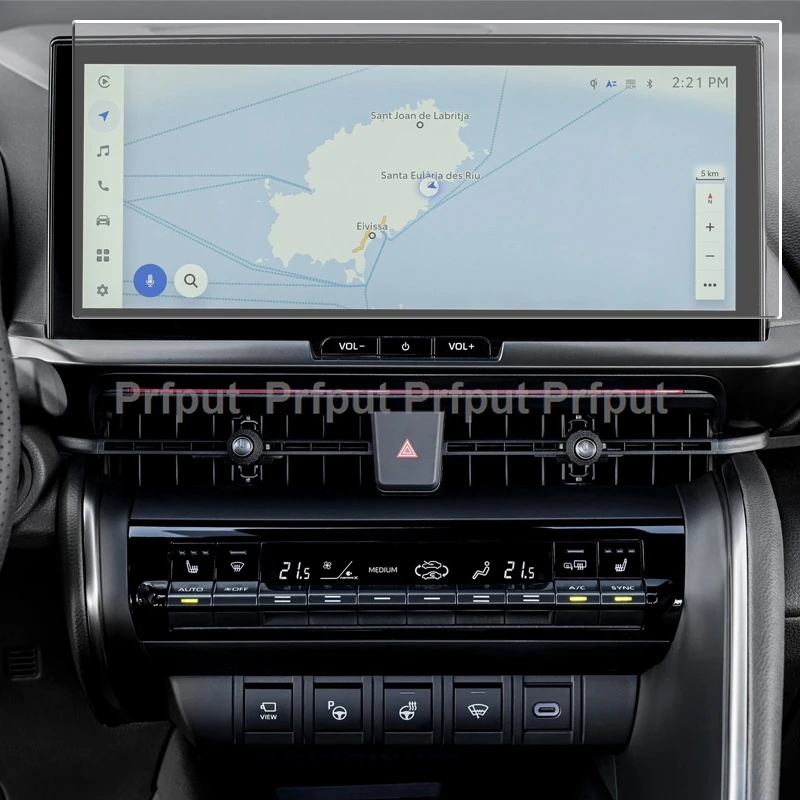 Ochraniacz ekranu TPU do Toyoty C-HR 2024 12,3-calowy samochodowy system informacyjno-rekreacyjny Radio GPS Nawigacja Wyświetlacz folia ochronna — zdjęcie 3