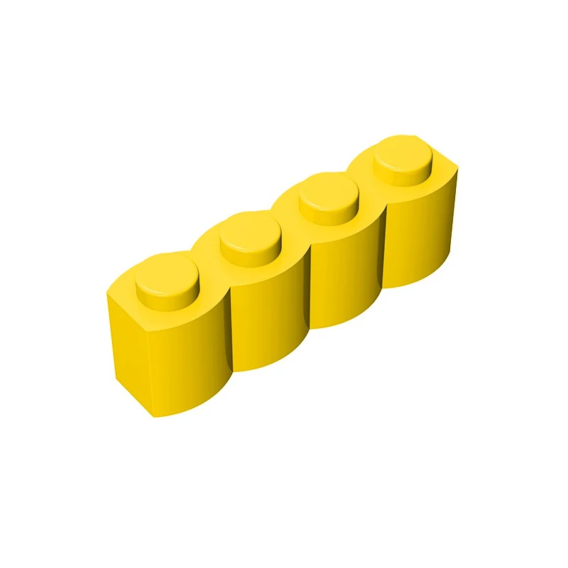 Brique de GDS-1079 Gobricks, bûche 1x4 modifiée compatible avec lego 30137 enfants bricolage dos blocs de construction techniques