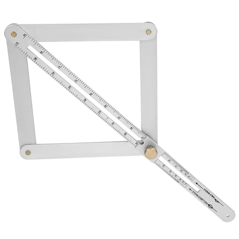 Multi-functional Diagonal Square Edge Trimming Diagonal Gauge Carpenter's Right and Obtuse Angle Square