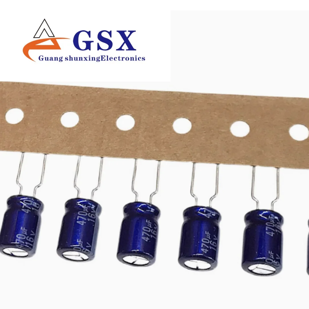 

Pana-sonic imported electrolytic capacitor 16v470uf 8 * 11.5 blue robe audio Pana-sonic M series high-frequency long life