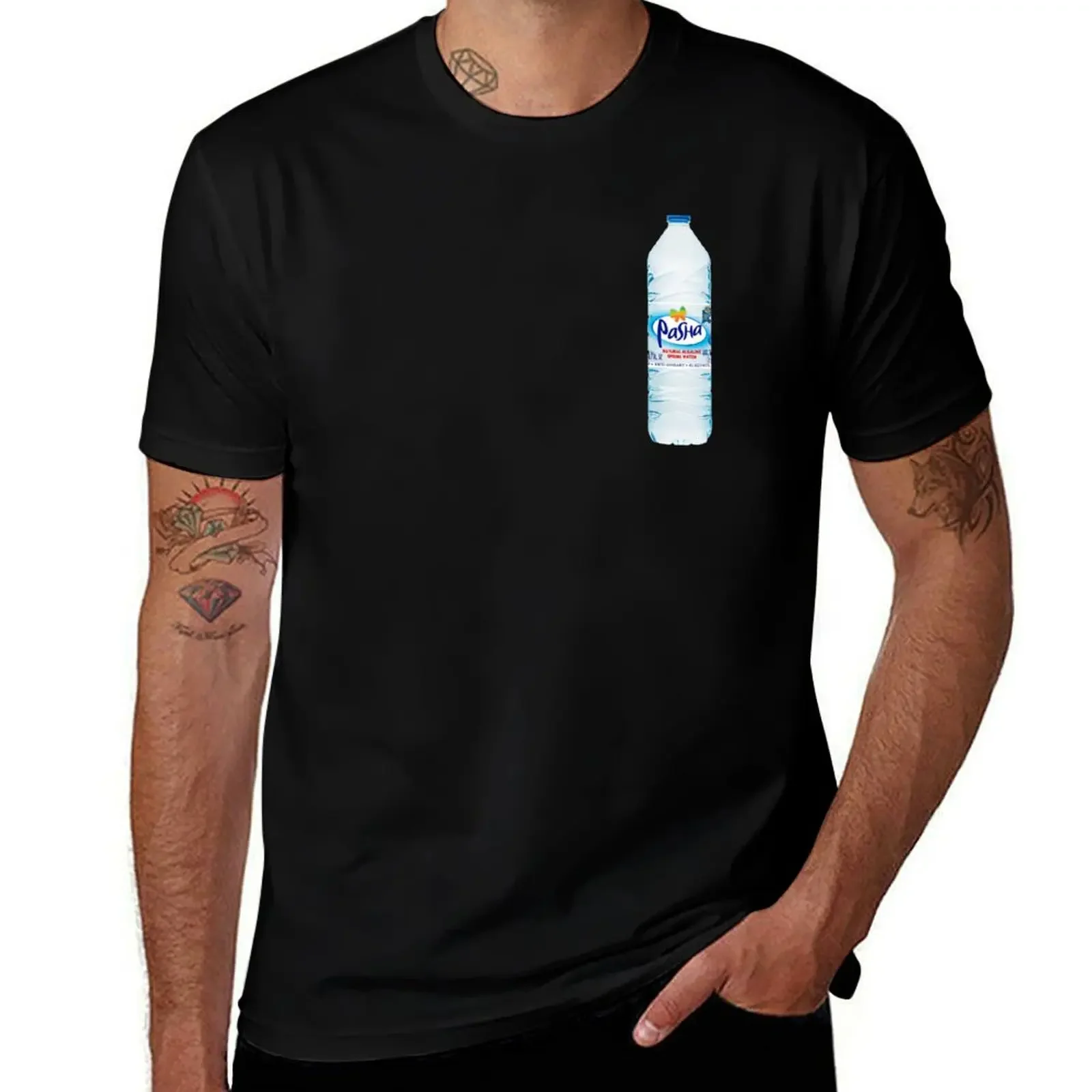 Pashanim Saka Wasser T-Shirt summer top essential t shirt men t shirts high quality