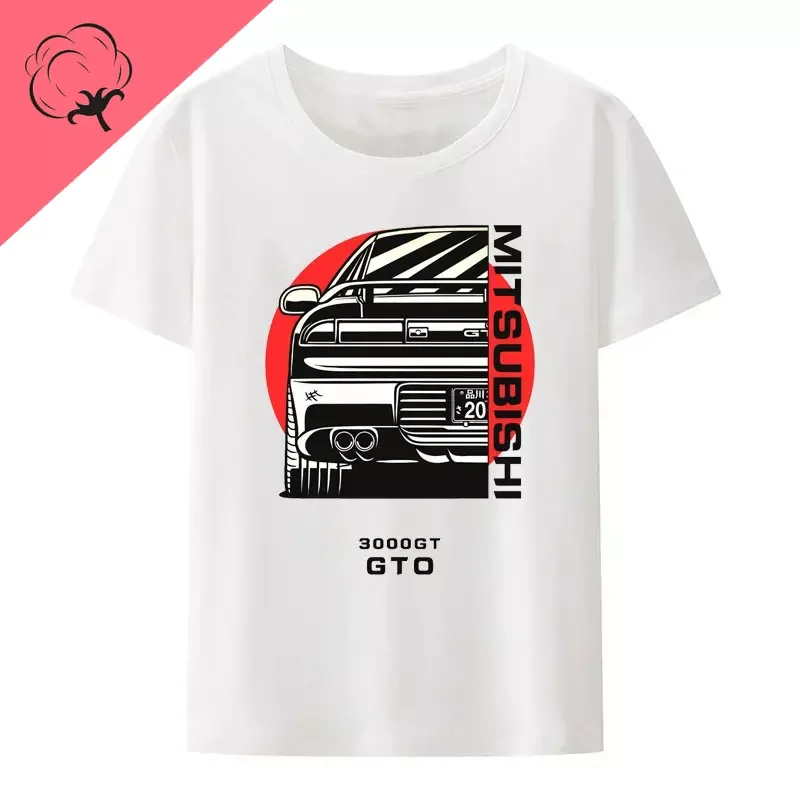 Initial D JDM MIATA MX5 Theme 100%Cotton Y2k Tees Gym Clothing Tshirt Summer Graphic O-neck Streetwear Short-sleev Hip-hop Tops