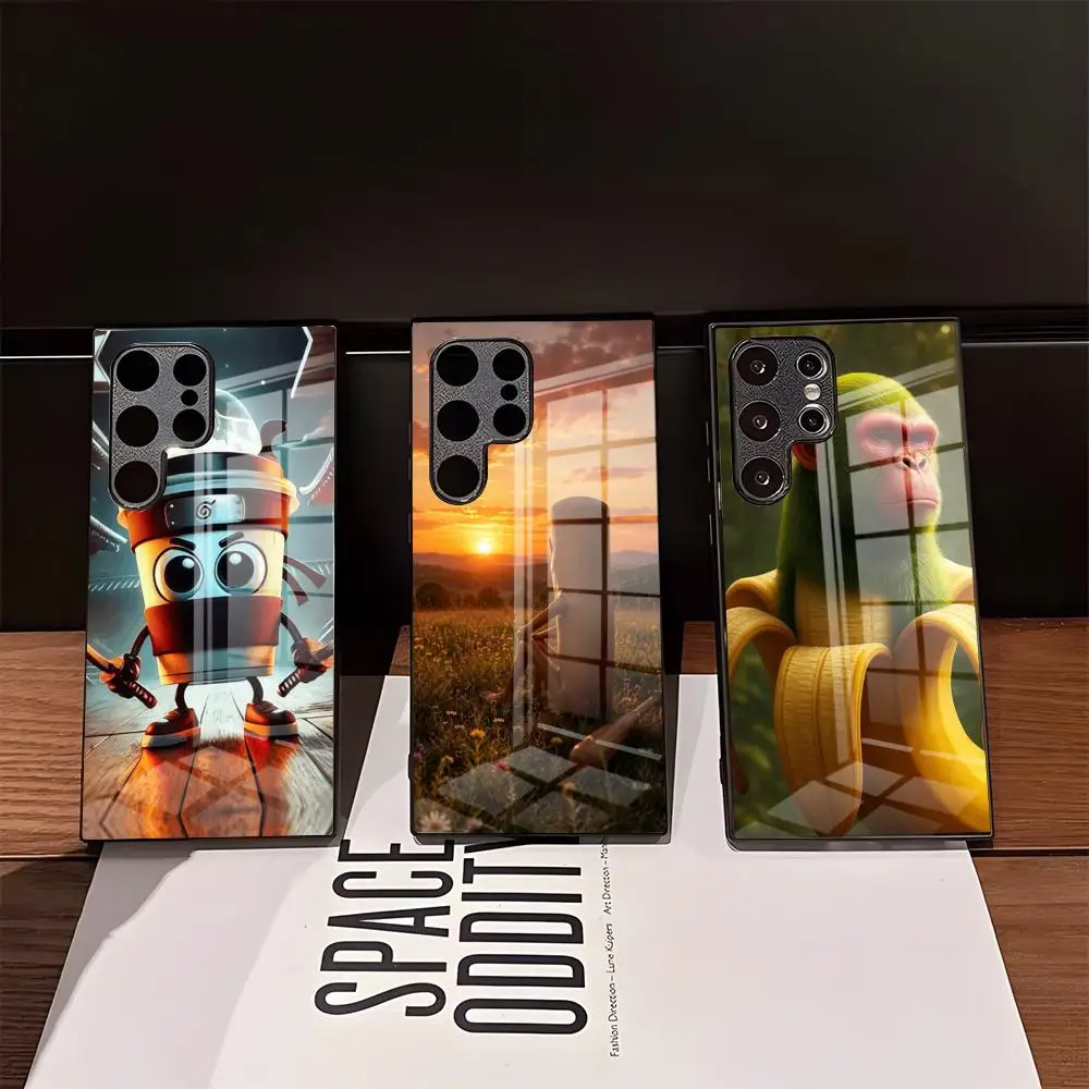 Popular Brainrot Tralalero Hot Phone Case For Samsung S26 Ultra S25 Edge Ultra S23 S22 S21 Ultra Plus S24 Fe A57 A37 Glass Cove