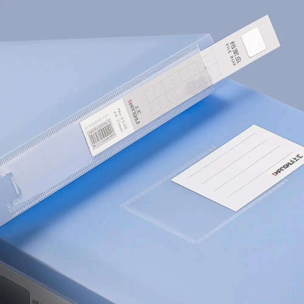 A4/A5 File Folder Test Paper Data Storage Box Student Folder School Office Supplies Stationery Document File Box Desk Organizer