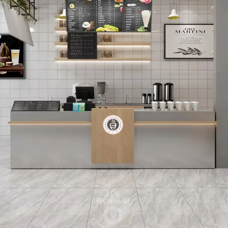 Shop Cashier Bar Counter Reception Pulpit Luxurious Small Receptionist Desk Standing Office Pulpitos Kassentisch Shop Furniture