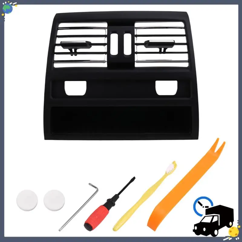 ยาวนานคอนโซลกลางด้านหลัง Air Vent เครื่องปรับอากาศ Vent รถด้านหลัง Air Vent A/C สําหรับ BMW 5 Series F10 F11 64229158312 6152