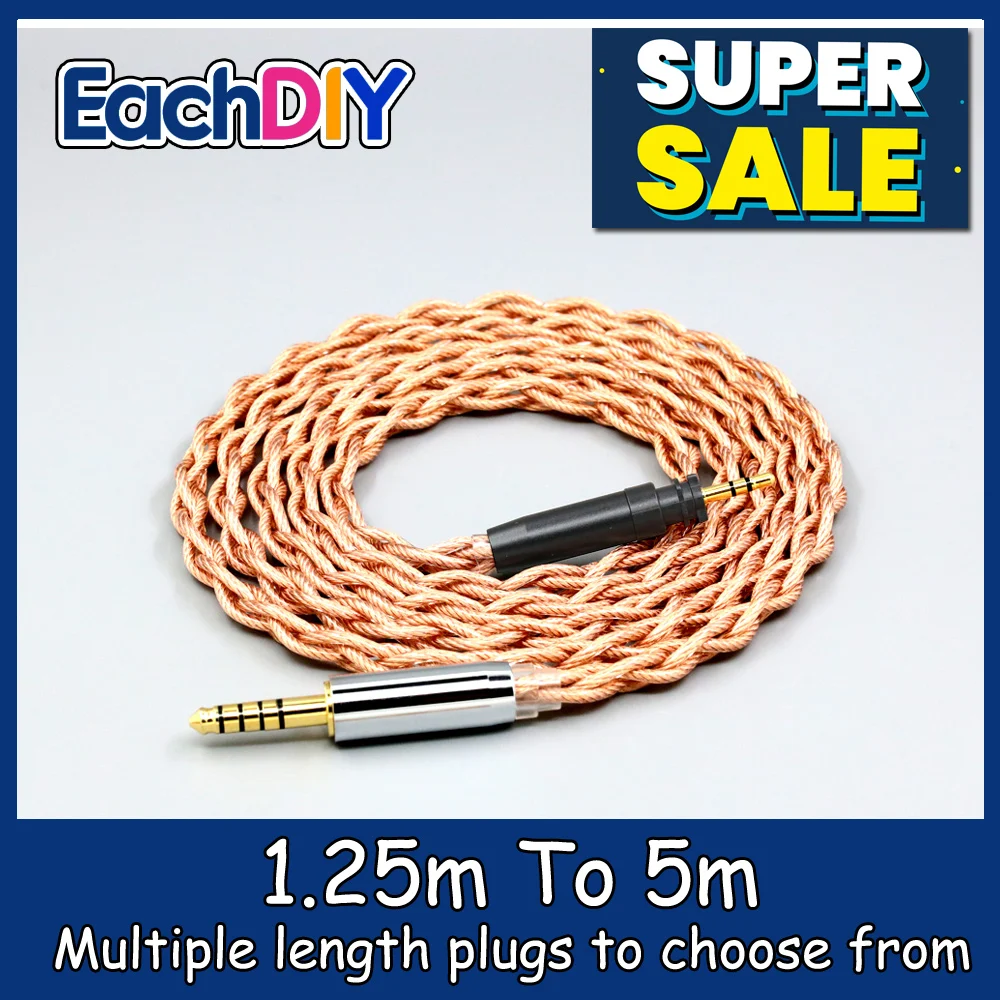 

Graphene 7N OCC Shielding Coaxial Mixed Earphone Cable For Shure SRH440A SRH840A Headphone LN008473