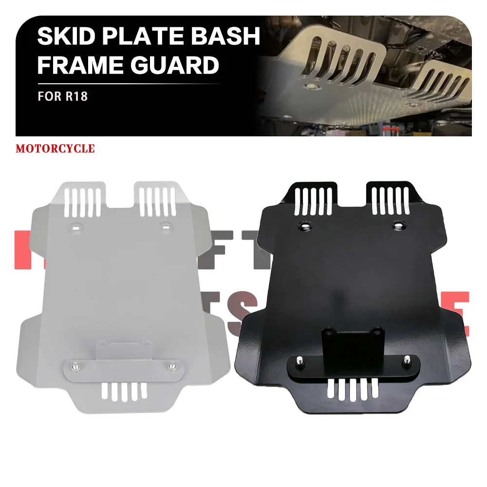 

Chassis Skid Plate Engine Protection Plates Guard Cover Motorcycle For BMW R18 100 Years R18B R 18 B/Classic 2020-2021-2022-2023