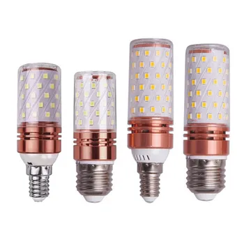 E27 E14 12W 16W SMD2835 LED 캔들 홀더 전구 220V 230v 에너지 절약 따뜻한 흰색 3000K/차가운 흰색 6500K LED 옥수수 빛