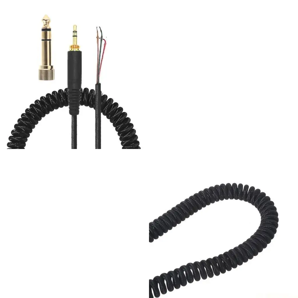 

E56B Адаптер для наушников Сменный пружинный кабель для 770 770PRO 990 990PRO