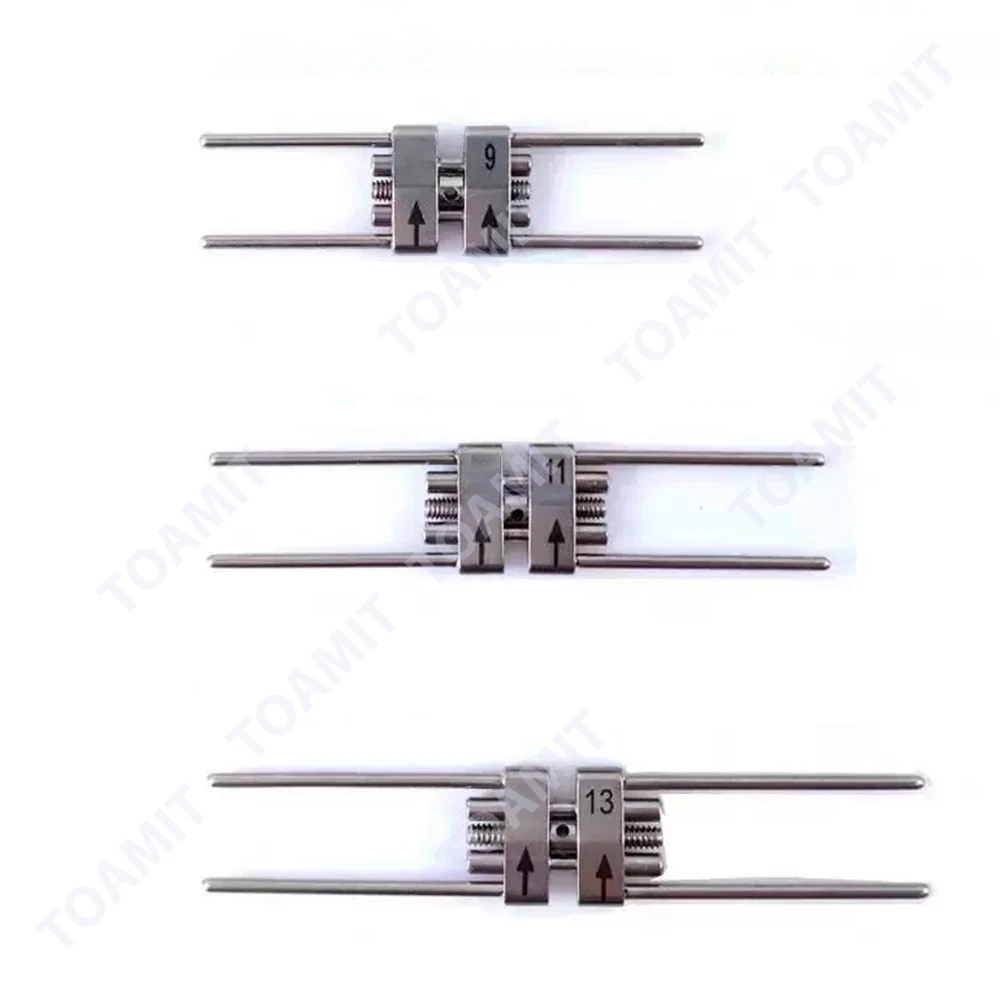 الأسنان المتوسع المسمار تقويم الأسنان لوحة الإطار نوع التوسع الفولاذ المقاوم للصدأ 8/9/11/13 مللي متر أدوات طب الأسنان السريعة تعديل هدفين