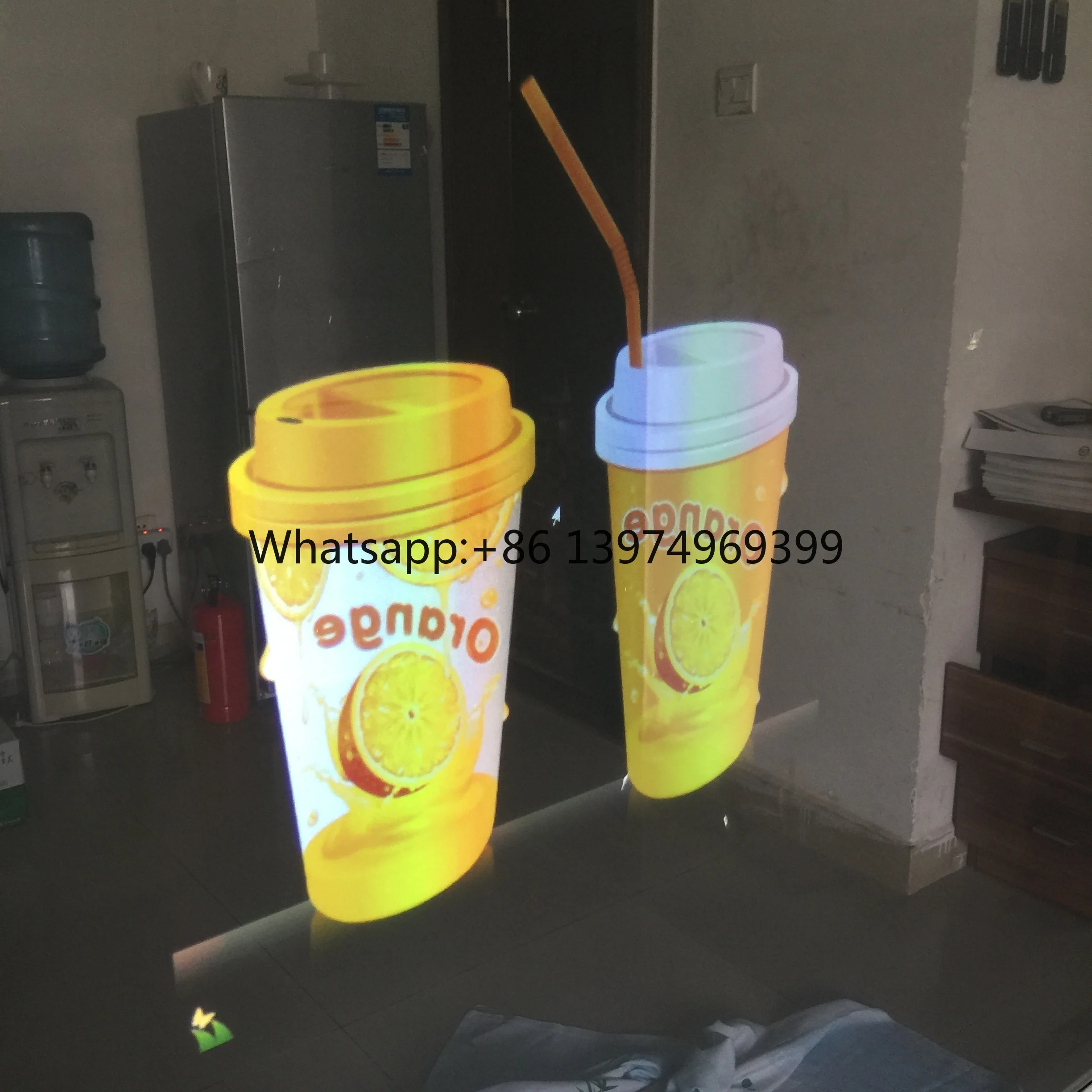 Rear Projection Film/hot Sale Window Display Rear Transparent Hologram Projector Screen for 3D Film