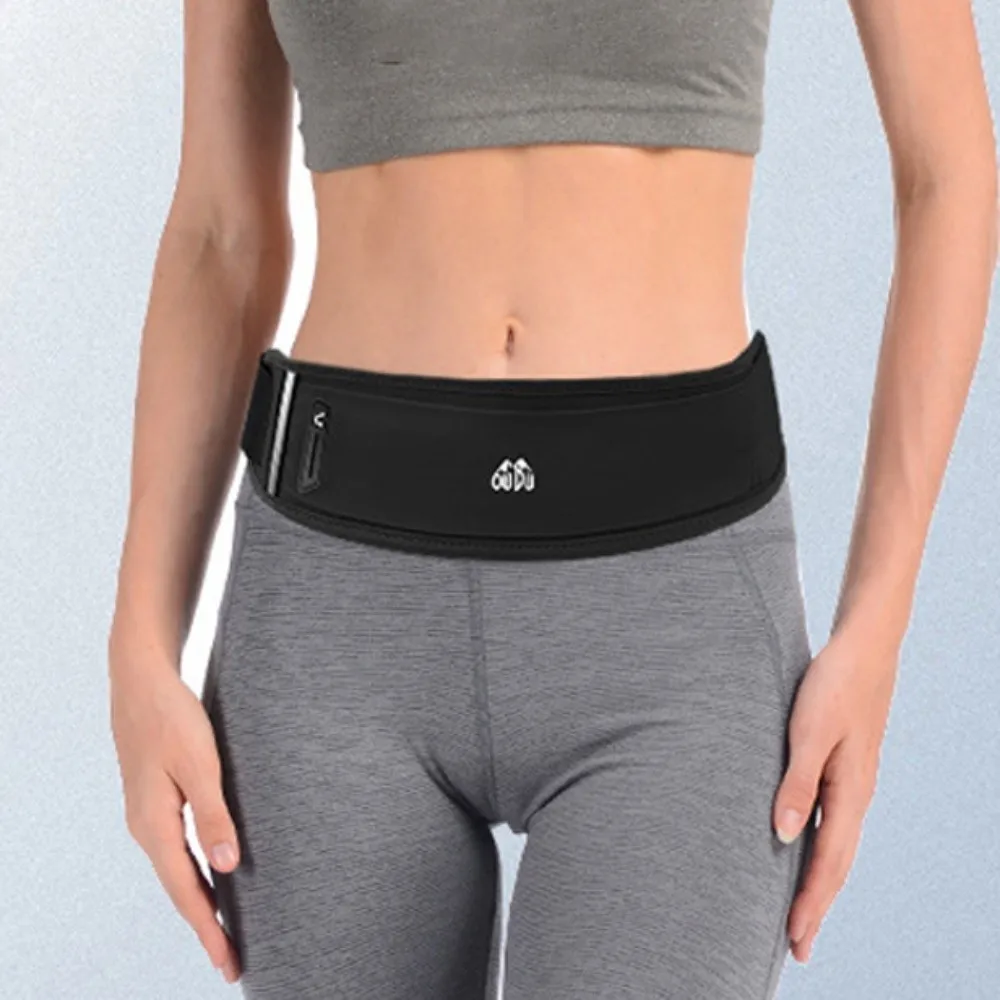

Ultra-Thin Sport Mobile Waist Bag Close Fitting High Elastic Running Waist Bag Lightweight Large Capacity Sports Phone Bag