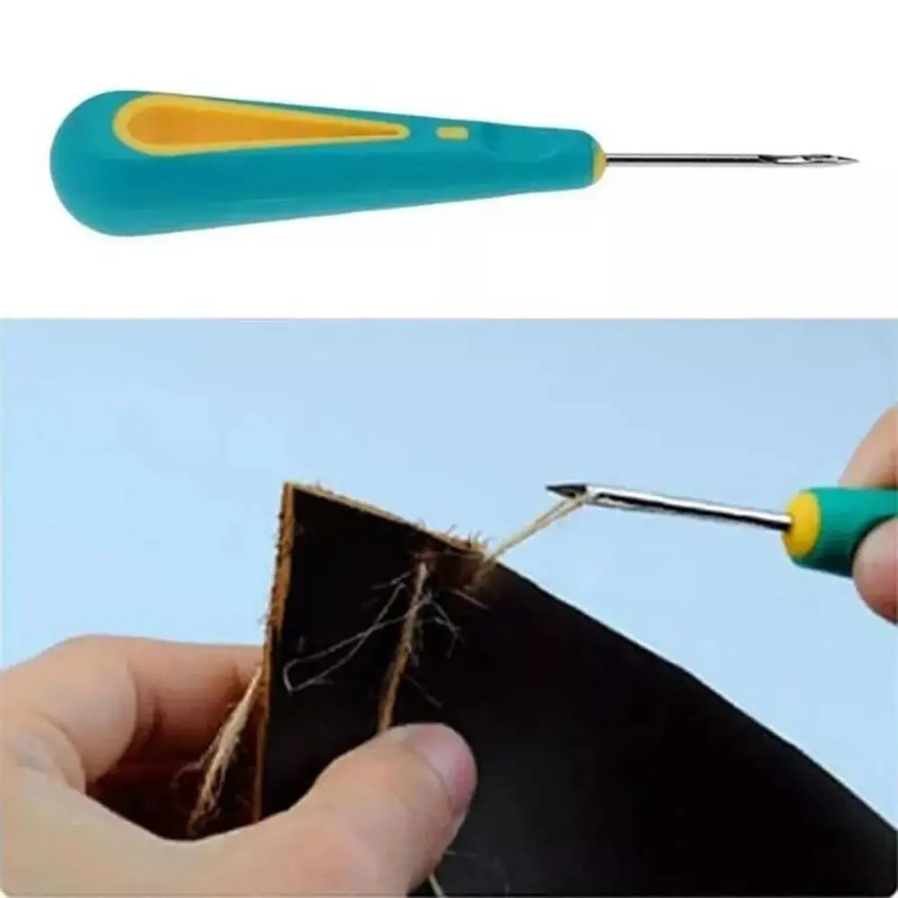 Taper Sewing Tools Accessory Leather Shoes Repair Detachable Sewing Needles Awl Hook Needle Hand Stitcher Steel Stitcher