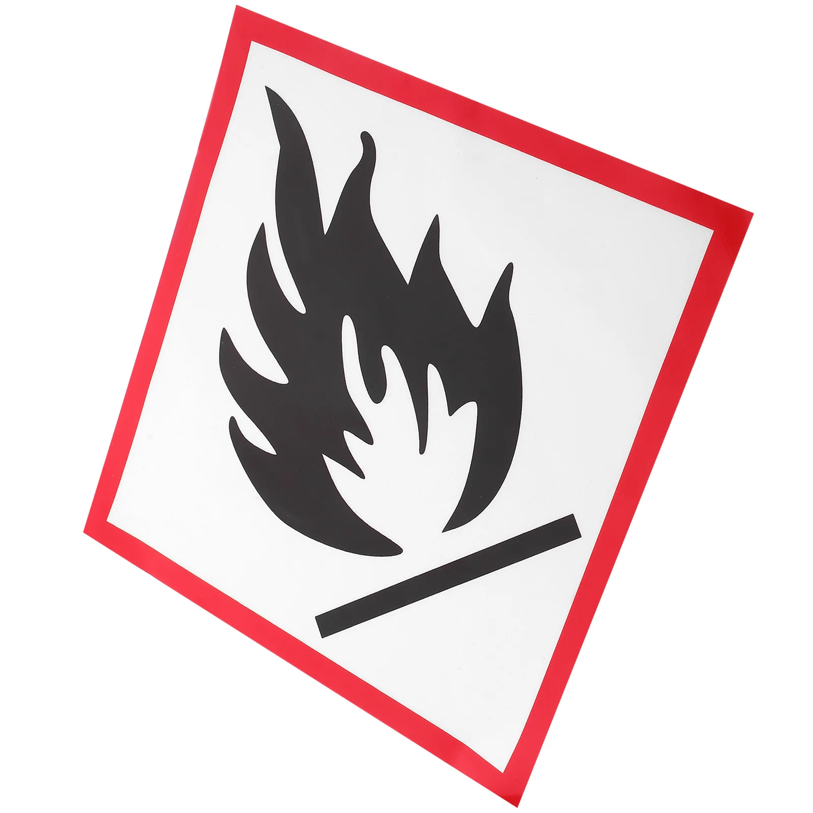 Warning Sign Reflective Safety Sticker Strong Adhesive Weather Resistant Caution Warning Decal