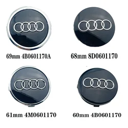 20pcs 60mm 61mm 68mm 69mm Car Styling Wheel Center Cap Hub Covers Badge 4B0601170 for Audi A3 A4 A5 A6 A7 A8 S4 S6 Accessories