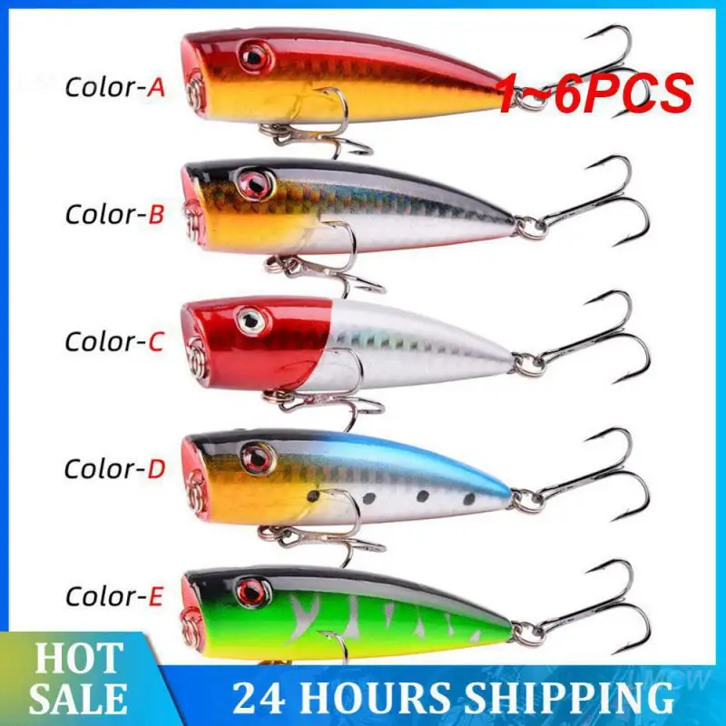 1~6PCS Bionic Bait River Fishing Attractive Fishing Beak Lures Fake Bait Bite Resistant Fishing Bait Wear-resistant