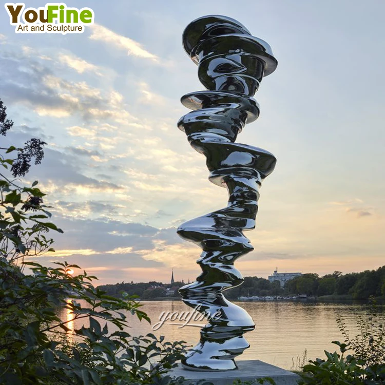 Custom Size Outdoor Garden Decor Stainless Steel Metal Sculptures House