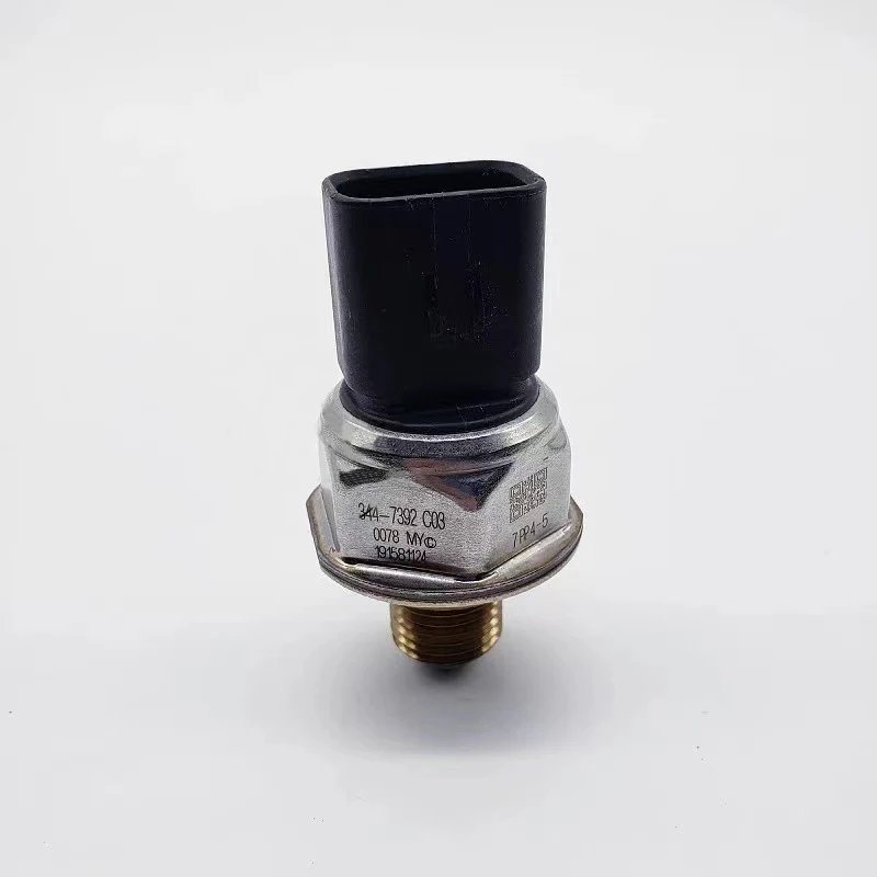 

Fuel Common Rail Oil Pressure Sensor 344-7392 3447392 7PP4-5 for Caterpillar Excavator 312E 320E 324E 336E 2384D 2484D 538 548