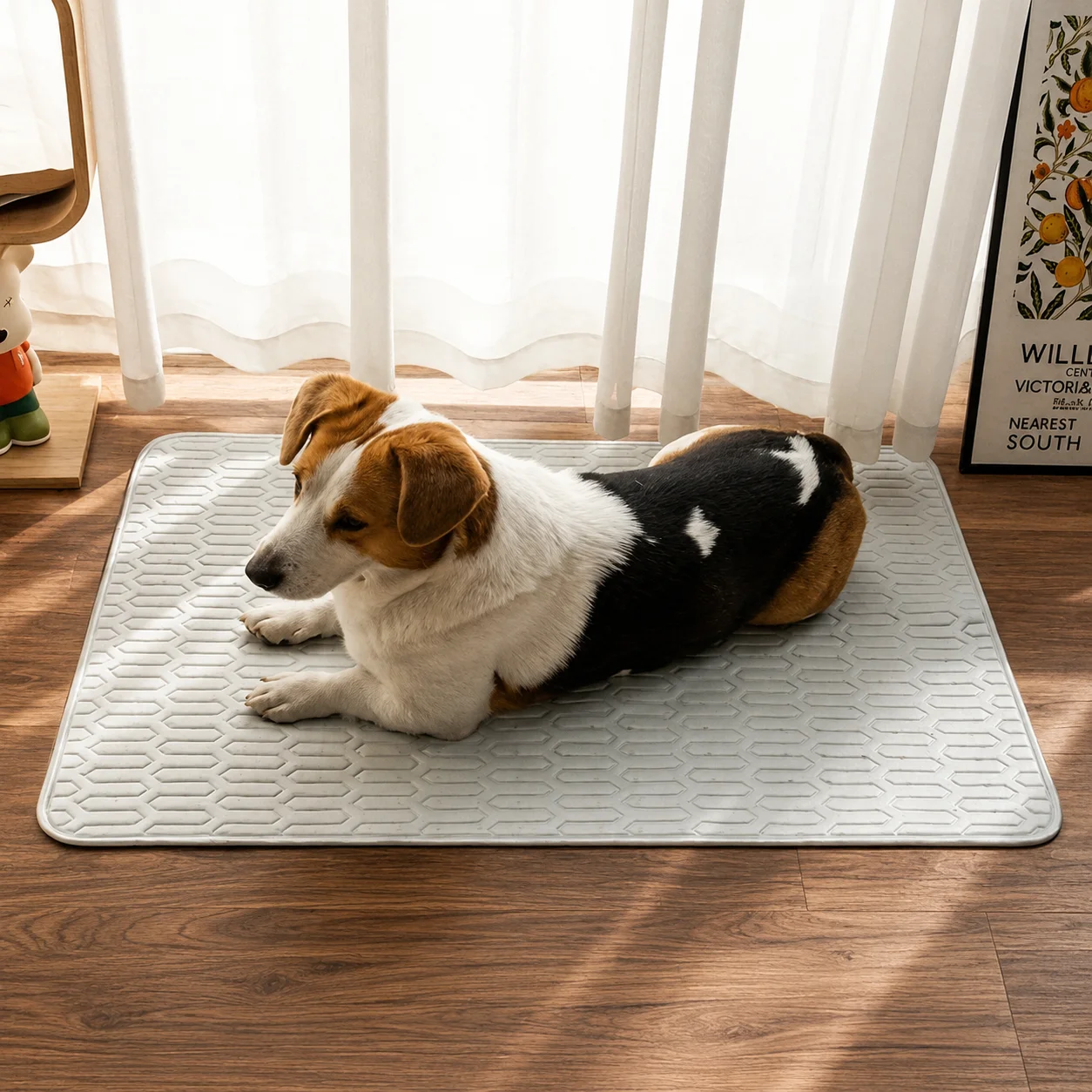 Summer Ice Cool Pet Cooling Mat Bed Sweat Absorbent Fabric 4 Sizes For Small Medium Large Pets