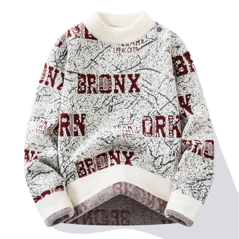 Pullovers Fashion Sweater For Men Autumn Male Men's Clothing Men's Sweat-shirt Knit Casual Hombre Warm Solid Spring Streetwear