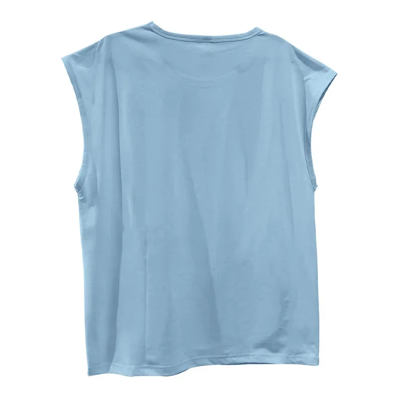 Cross-Border Herrenbekleidung Sommer Neues Ärmelloses T-Shirt Jugendliche Lässige Lockere Dünne Weste für Männer – Detail 13