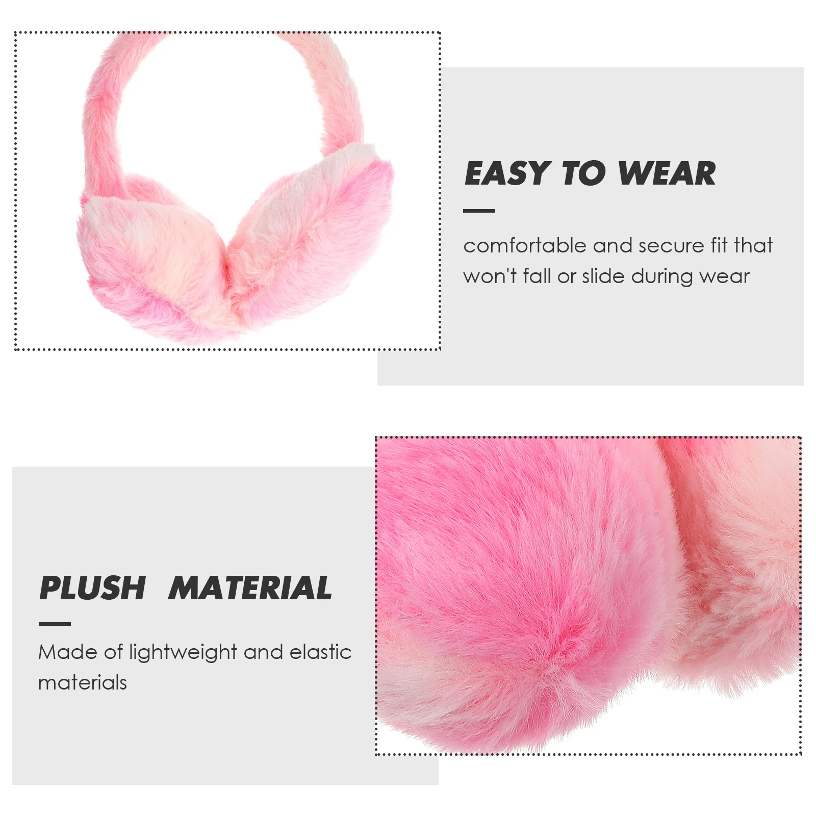 Quente earmuff fuzzy orelha rosa bonito earmuff capa de orelha muff forma coração orelha mais quente inverno para mulheres crianças ao ar livre esqui correndo