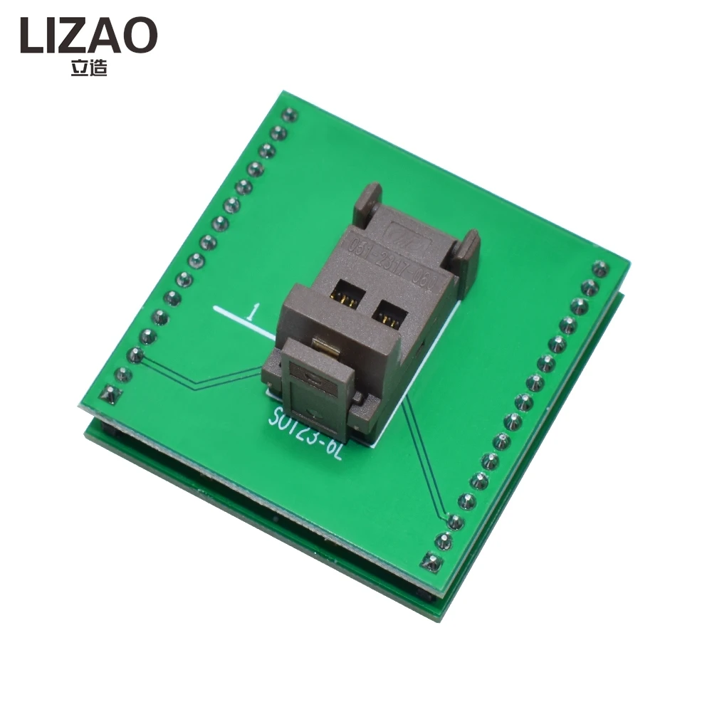 LIZAO SOT23-6 IC Test Socket, Chip Conversion Programming Adapter Base for SOT23-6 Package
