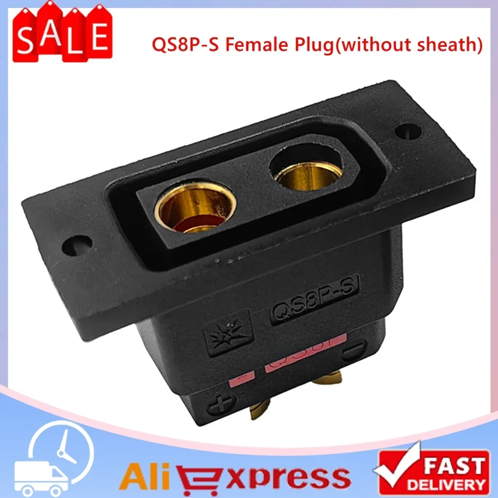High Current 130 180A QS8P S Male and Female Battery Connectors for Drones and For Electric Vehicles Spark Proof Design