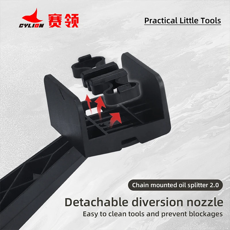 Versione aggiornata Oliatore per catena per moto Spray Lubrificante Strumento per oliatore Catena senza disordine Detergente per catena di cera Accessorio Applicatore di olio per catena