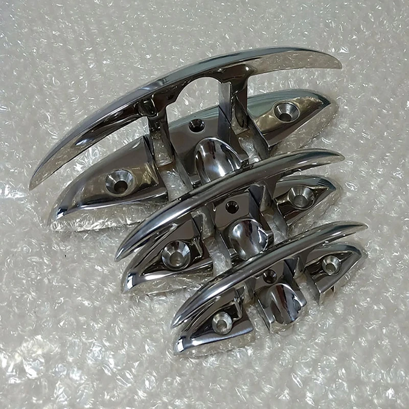 1PCS Deck Sheep Horn Cable Bolt 316 Stainless Ship Column Lifting Push Cable Bolt Folding Invisible Pull-out Pin Ship Cable Pile