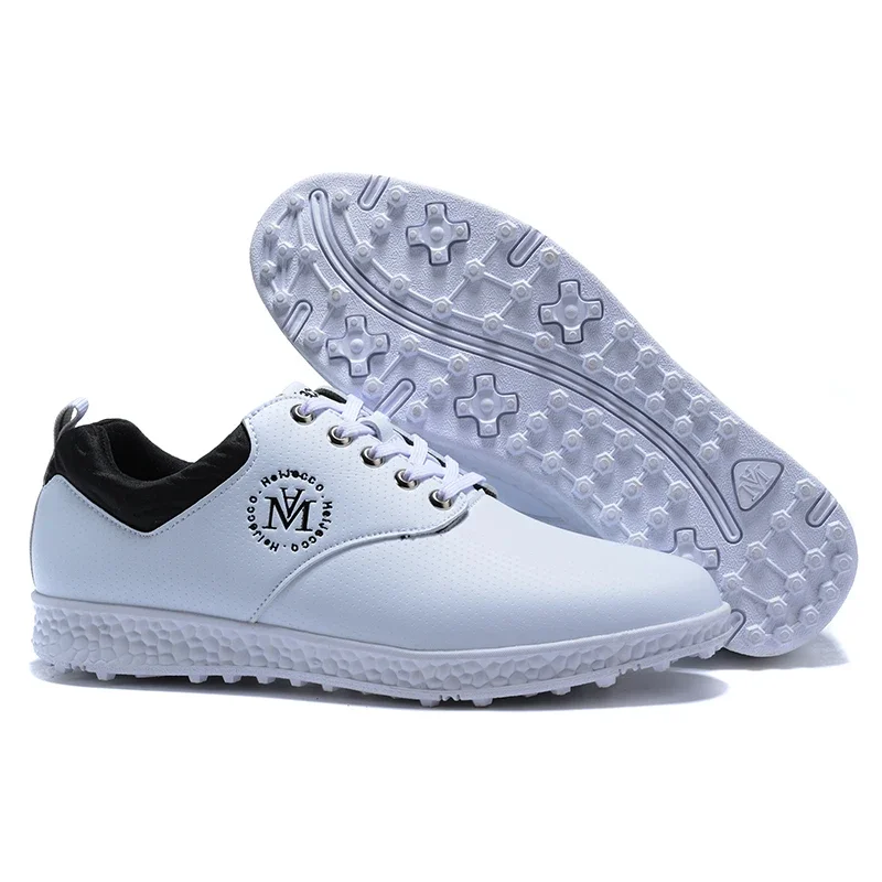 Women Golf Shoes Outdoor Non-Slip Golf Sneakers Comfort Walking Sneakers Girls White Black Golf Training Sneakers