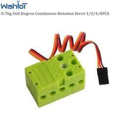 0.7kg Geekservo 360 Degree Continuous Rotation Servo Forward Reverse Green 4.8V-6V PWM Control Compatible With legoeds Microbit